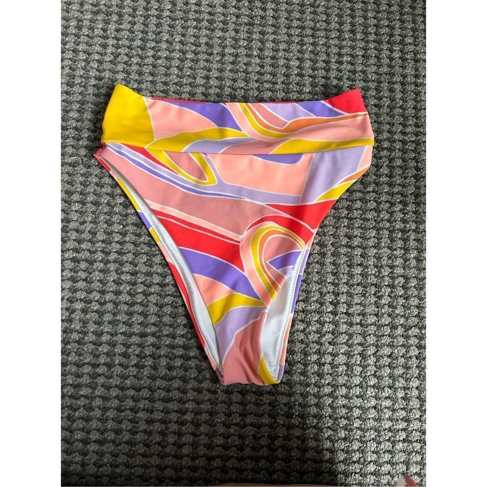 Aerie Multicolor High-Waisted Bikini Bottom